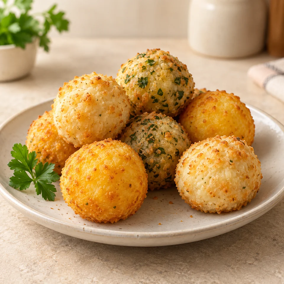 Illustration: mixed-ingredient balls