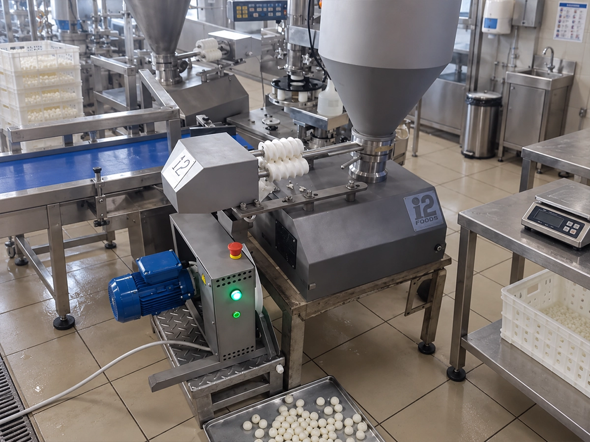 Batch of ball forming machines