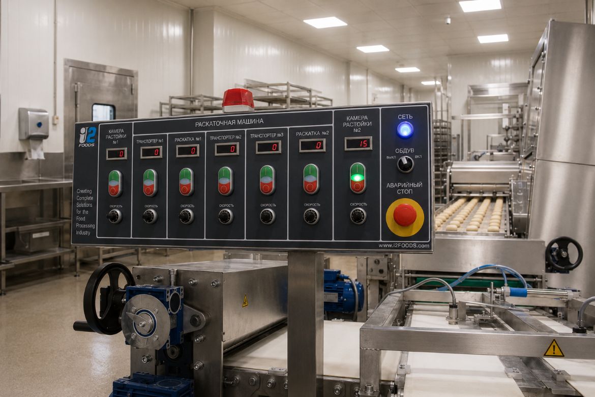 Pita line control panels